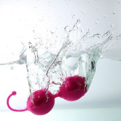 Boules de Geisha Rose silicone 