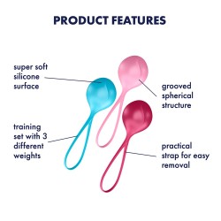 Set de 3 mono boule de Geisha Satisfyer Strengthening balls 
