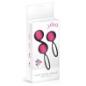 Set de boules de Geisha noires roses à billes amovibles 