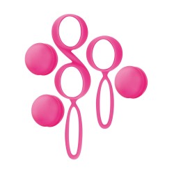 Set de boules de Geisha roses à billes amovibles 