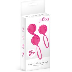 Set de boules de Geisha roses à billes amovibles 