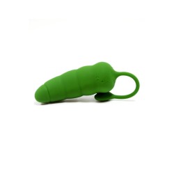 PIMENTO, Un Œuf vibrant avec télécommande, couleur et forme Piment en silicone médical