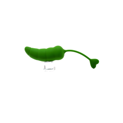 PIMENTO, Un Œuf vibrant avec télécommande, couleur et forme Piment en silicone médical
