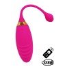 SUNDAY, Un Œuf vibrant USB avec télécommande, dans un silicone médical doux et rainuré 