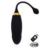 HAPPY, Un Œuf vibrant long USB avec télécommande, dans un silicone médical doux et lisse