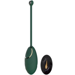 Œuf vibrant Vert Emeraude avec télécommande USB 