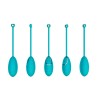 Œuf vibrant bleu avec télécommande USB 