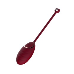 Œuf vibrant rouge avec télécommande USB 