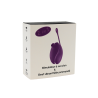 2en1 Stimulateur clitoridien à picots par aspiration avec son œuf vibrant à distance violet 