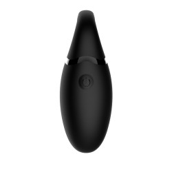 Œuf vibrant noir avec languette à picot pour stimuler le clitoris 