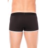 Mini-Pants noir échancré avec zip 