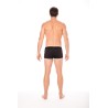 Mini-Pants noir échancré avec zip 