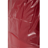 Drap de lit en vinyle rouge 200 x 230 cm 