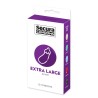 Préservatifs lubrifiés en latex x12 avec réservoir Extra Large 60 mm 