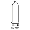 Préservatifs lubrifiés en latex x12 avec réservoir Extra Large 60 mm 