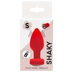 Plug Anal Vibrant Télécommandé SHAKY Rouge