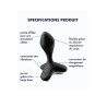 Vibromasseur anal USB noir Game Changer Satisfyer 