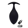 BABA, Plug vibrant anal noir USB, avec télécommande 
