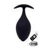 BABA, Plug vibrant anal noir USB, avec télécommande 