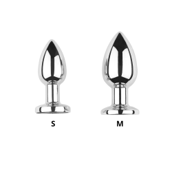 Plug vibrant acier inoxydable anal taille S avec télécommande, USB BOOTY