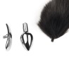 Plug interchangeable aluminium avec queue noire souple 