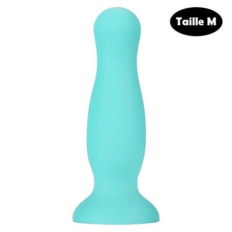 Plug anal ventouse vert pastel taille M 