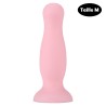 Plug anal ventouse rose pastel taille M 