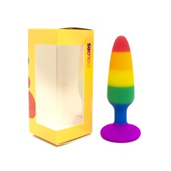 Plug anal multicouleur taille M 