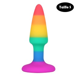 Plug anal multicouleur taille S 