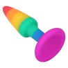Plug anal multicouleur taille S 