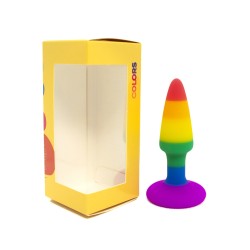 Plug anal multicouleur taille S 