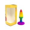 Plug anal multicouleur taille S 