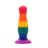 Plug anal ventouse multicouleur taille M 
