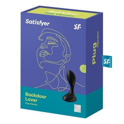 Plug anal vibrant noir USB Backdoor Lover Satisfyer 