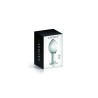 Plug anal boule en verre transparent n°32 Glossy 
