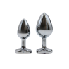 Plug bijou en aluminium bijou coeur violet Medium LOVELY