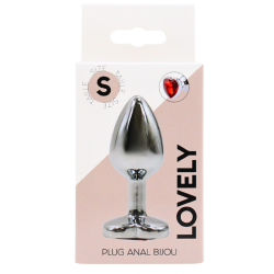 Plug bijou coeur en aluminium bijou rouge Small LOVELY