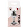 Plug bijou coeur en aluminium bijou rouge Small LOVELY
