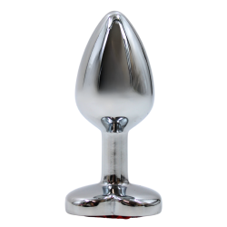 Plug bijou coeur en aluminium bijou rouge Small LOVELY