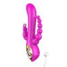 Vibromasseur Rabbit  rose  avec chapelet vibrant 