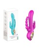 Vibromasseur Rabbit  rose  avec chapelet vibrant 