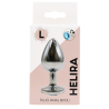 Plug bijou en aluminium bijou bleu Large HELIRA 
