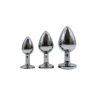 Plug bijou en aluminium bijou rouge Medium HELIRA 
