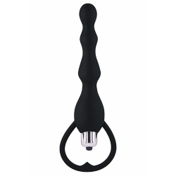 Chapelet anal noir vibrant 