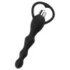 Chapelet anal noir vibrant 