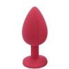 Plug rouge bijou cristal Medium CHERRY