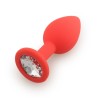 Plug rouge bijou cristal Small CHERRY 