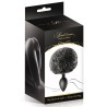 Plug anal pompon noir 