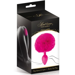 Plug anal pompon fuschia 