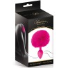 Plug anal pompon fuschia 